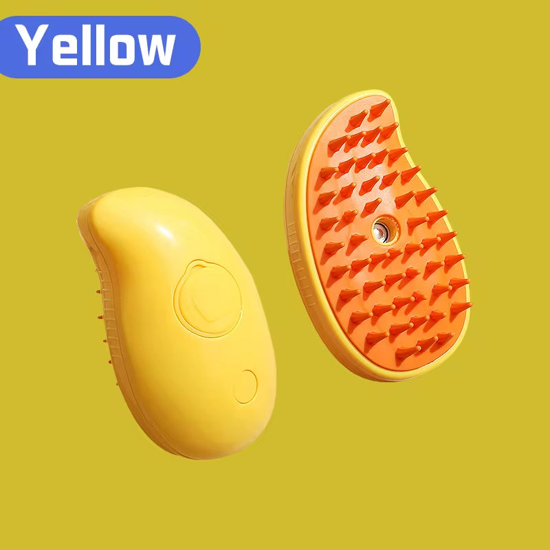 Ultimate 3-in-1 Pet Grooming Brush with Electric Spray - Cat & Dog Hair Removal Comb for a Luxurious Massage Experience