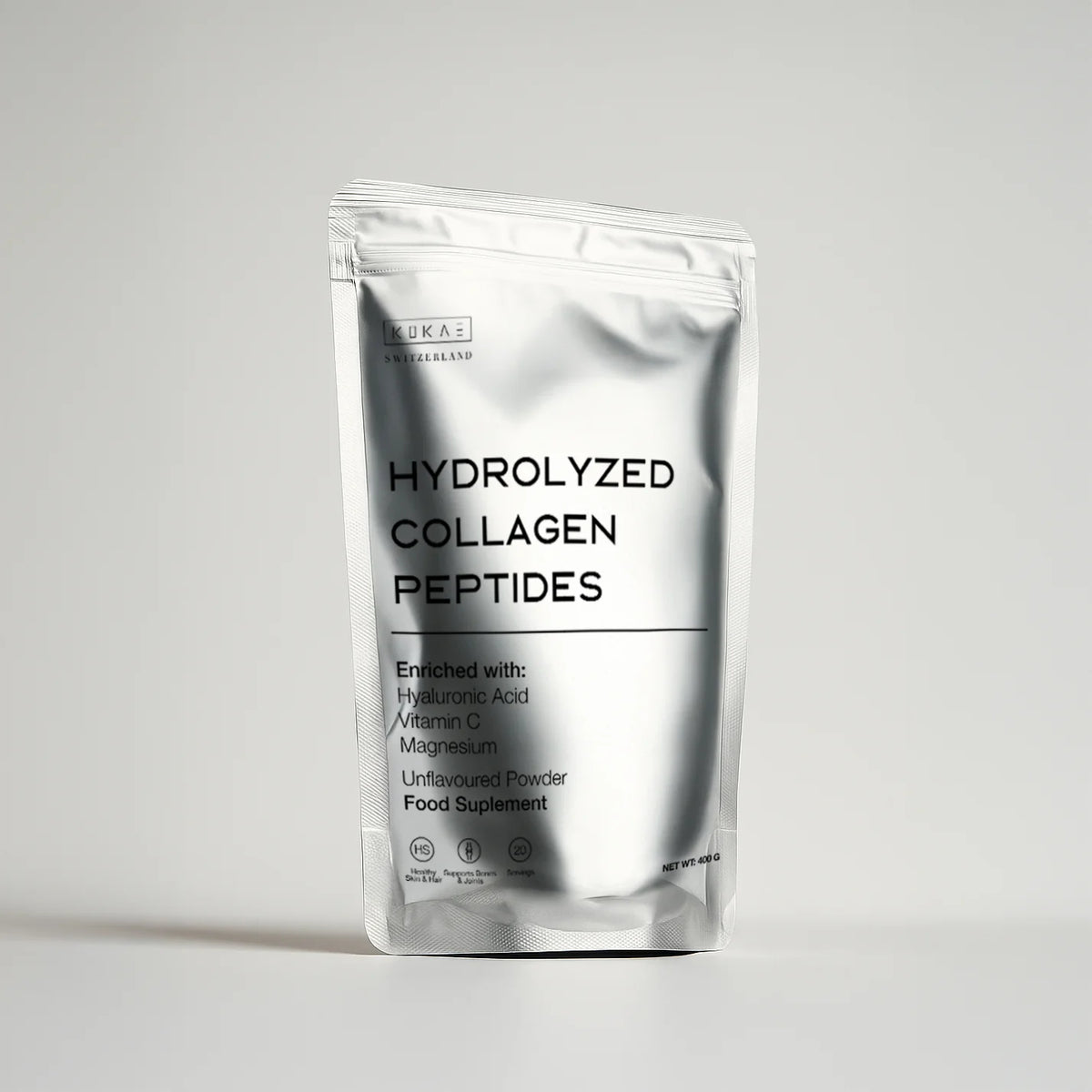 PEPTIDI DI COLLAGENE KOKAE® CON ACIDO IALURONICO, MAGNESIO E VITAMINA C